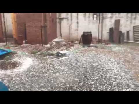 Video: Granizo en Metán (Salta)