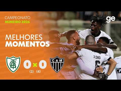 Gols e lances de América-MG x Atlético Mineiro