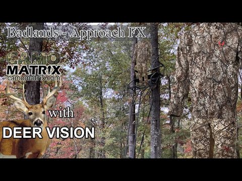Badlands Approach FX on 14 Backgrounds with Deer and Human Vision.