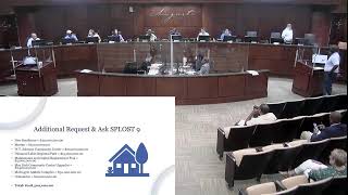 Augusta Commission SPLOST 9 Work Session