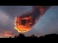 Gigante bola de fuego atraviesa el cielo de Madeira