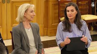 Audiencia a una representación de los miembros que forman parte de la Cátedra Carlos I de Políticas Públicas y a un grupo de expertos del Observatorio