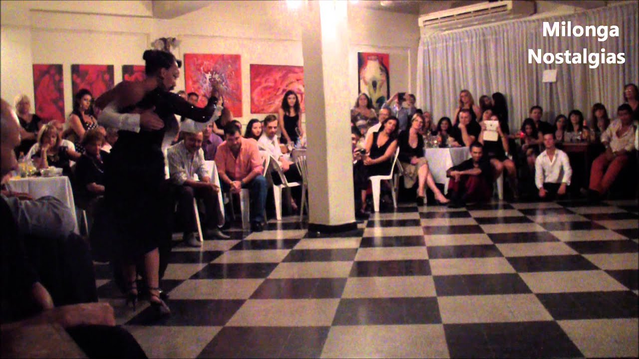 VIRGINIA PANDOLFI Y JONATAN AGÜERO. MILONGA NOSTALGIAS 21/MARZO 2015