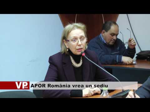 APOR România vrea un sediu