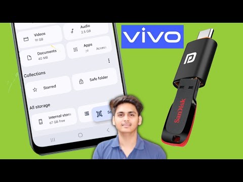 How to use otg pendrive in vivo phone | connect pendrive in vivo mobile