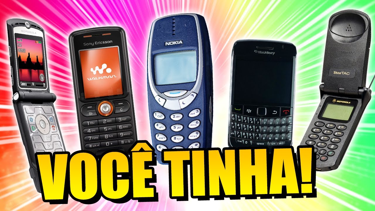 20 CELULARES ANTIGOS QUE VOCÊ JÁ TEVE!