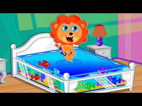 Little Lion | Aquarium Bed | Cartoon | Video for Kids