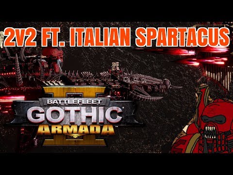 10,000 Year Old Pals - World Eaters & Blood Angels |  Battlefleet Gothic Armada 2 - Ranked 2v2