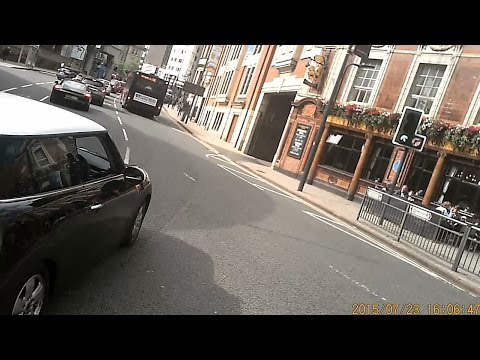 YH14FKU pointless MGIF undertake and then brake hard for queue