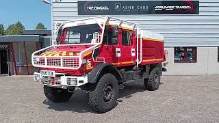 Camion de pompiers Unimog U 5000  4x4 - Mercedes-Benz (type 437.4) 4,000 ltr - Hydr | Image 4 - Autoline