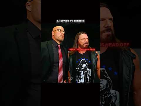 " AJ Styles vs Gunther " 💀 | " Normal Match " | 🔥WWE Raw 2026 " Edit "