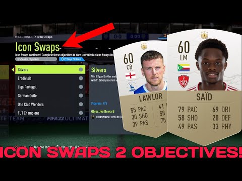 HOW TO COMPLETE ICON SWAPS 2 OBJECTIVES FAST! (UNLOCK ICON SWAPS 2 TOKENS QUICKLY) - FIFA 22