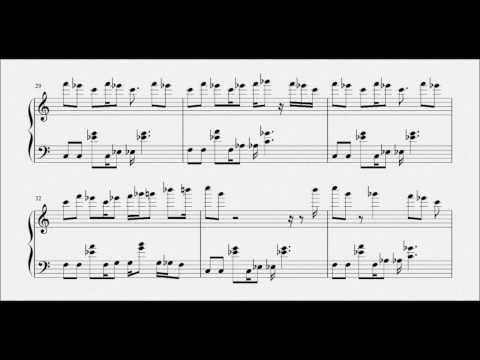 Tiny Tower Music - Song 3  (piano music sheet)