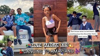 🇿🇦SOUTH AFRICAN KIDS 💫DANCING TO AMAPIANO 🎶|| 💃FT BABYFACE WOMDANTSO &amp; SCHOOL KIDS ect.