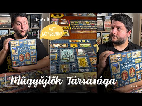 Műgyűjtők Társasága Játékbemutató - Dekorkirály - Mit Játsszunk?