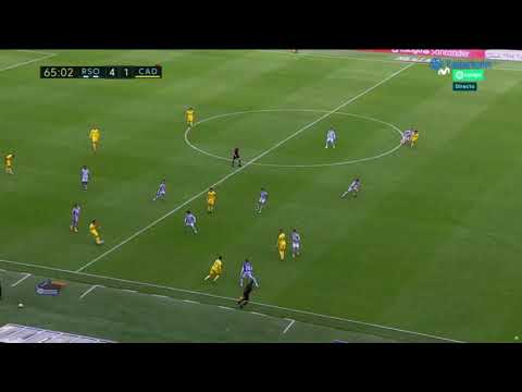 REAL SOCIEDAD VS CADIZ 4-1 GOL DE JAIRO IZQUIERDO
