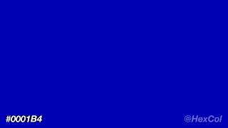 What does #0001B4 look like | Color Code Preview