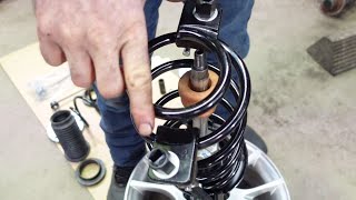 How to Remove, Assemble & Install Front Struts (Part 2) SAAB 9-3 2003-2011