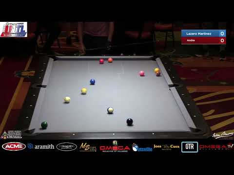 Lazaro Martinez vs Andre - 10 Ball - Race to 10