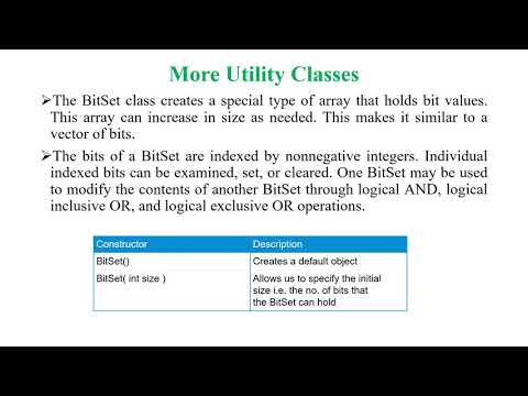 Video 60 Some More Utility Classes In Java Date Scanner Stringtokenizer Java