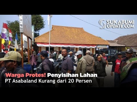 Video: Warga Protes! Penyisihan Lahan PT Asabaland Kurang dari 20 Persen
