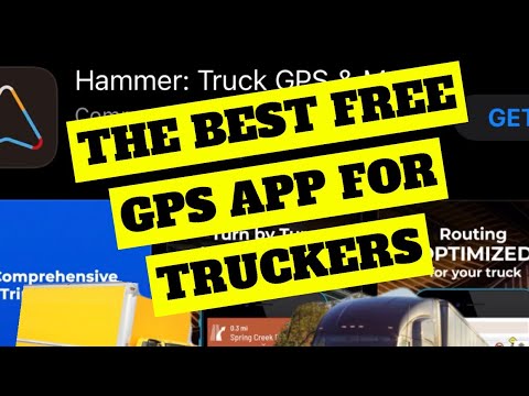 THE BEST FREE GPS APP TO USE DRIVING BOX TRUCK FOR AMAZON RELAY