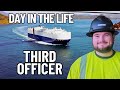 SHIP S 3RD MATE THIRD OFFICER ON A CAR CARRIER RORO DAY IN THE LIFE LIFE AT SEA