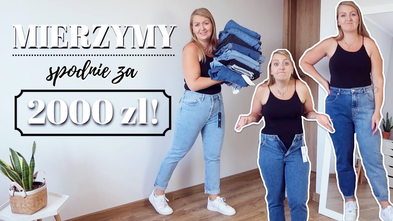 MIERZYMY 🛍 WYDAŁAM 2000 ZŁ NA LUŹNE SPODNIE  🛍 MOM, STRAIGHT, RELAXED, MOM FIT