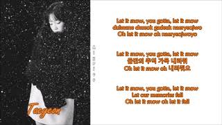 Taeyeon - Let It Snow (Rom-Han-Eng Lyrics)
