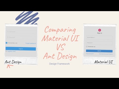 Material Design Vs Ant Design Detailed Login Instructions Loginnote