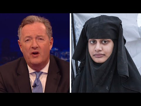 Piers Morgan On Shamima Begum: "She's a Disgusting Piece Of Work!"