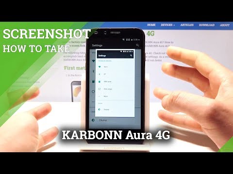 How to Take Screenshot on KARBONN Aura 4G - Capture Screen