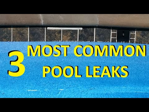 What Are The Most Common Leaks In Pools?