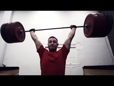 Powerlifter & Strongman Overhead Party Crashed By Weightlifter (eng sub)