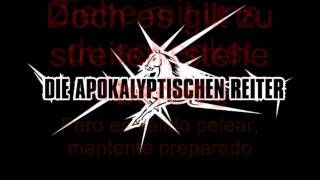 Die Apokalyptischen Reiter - Friede sei mit dir (Letras Alemán - Español)