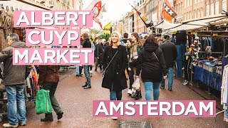 Exploring Albert Cuyp Market - Delicious Street Food in Amsterdam