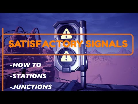 Satisfactory Train Signals Tutorial Update 5