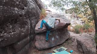 Video thumbnail of Autobombo, 6b. Albarracín