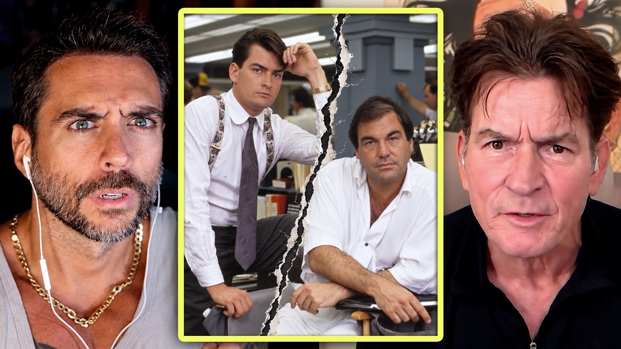 Charlie Sheen habla de su mala experiencia con OLIVER STONE en WALL STREET