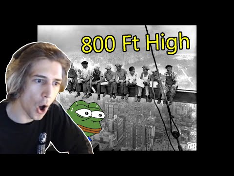 xQc Reacts To People Risking Their Lives To Build Skyscrapers - With Chat