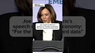 Joe reacts to Harris&#39;s speech on Trump&#39;s economy: &#39;For the record, it&#39;s hard data&#39;