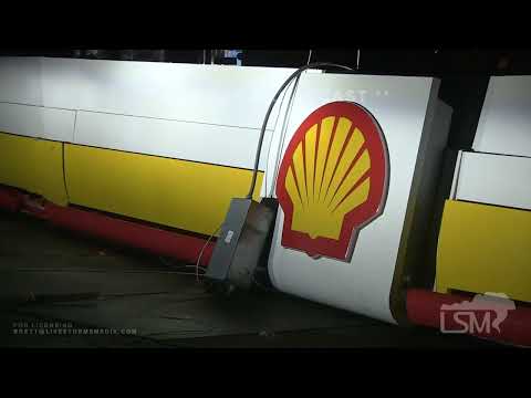 03-03-2023 Highview, KY - Gas station roof collapse from damaging winds