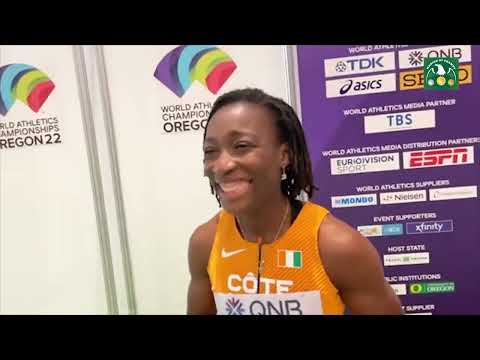 Marie Josee Ta Lou wins 100m Heat in 10 92 at Oregon 2022 World Champs