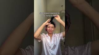 How to fix bedhead #hairtutorial #wavyhair #bedhead