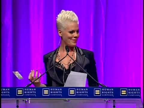 P!nk at the 2010 HRC National Dinner