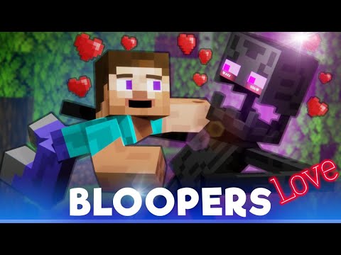 Enderman Attack || BLOOPERS || Enderman love Alex || MINECRAFT ANIMATION