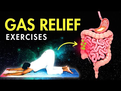 Gas Relief Exercises | How to Release Gas from Stomach 