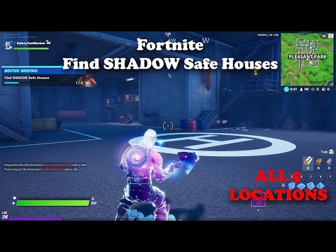 Find SHADOW Safe Houses - All 5 Locations - Fortnite Guide
