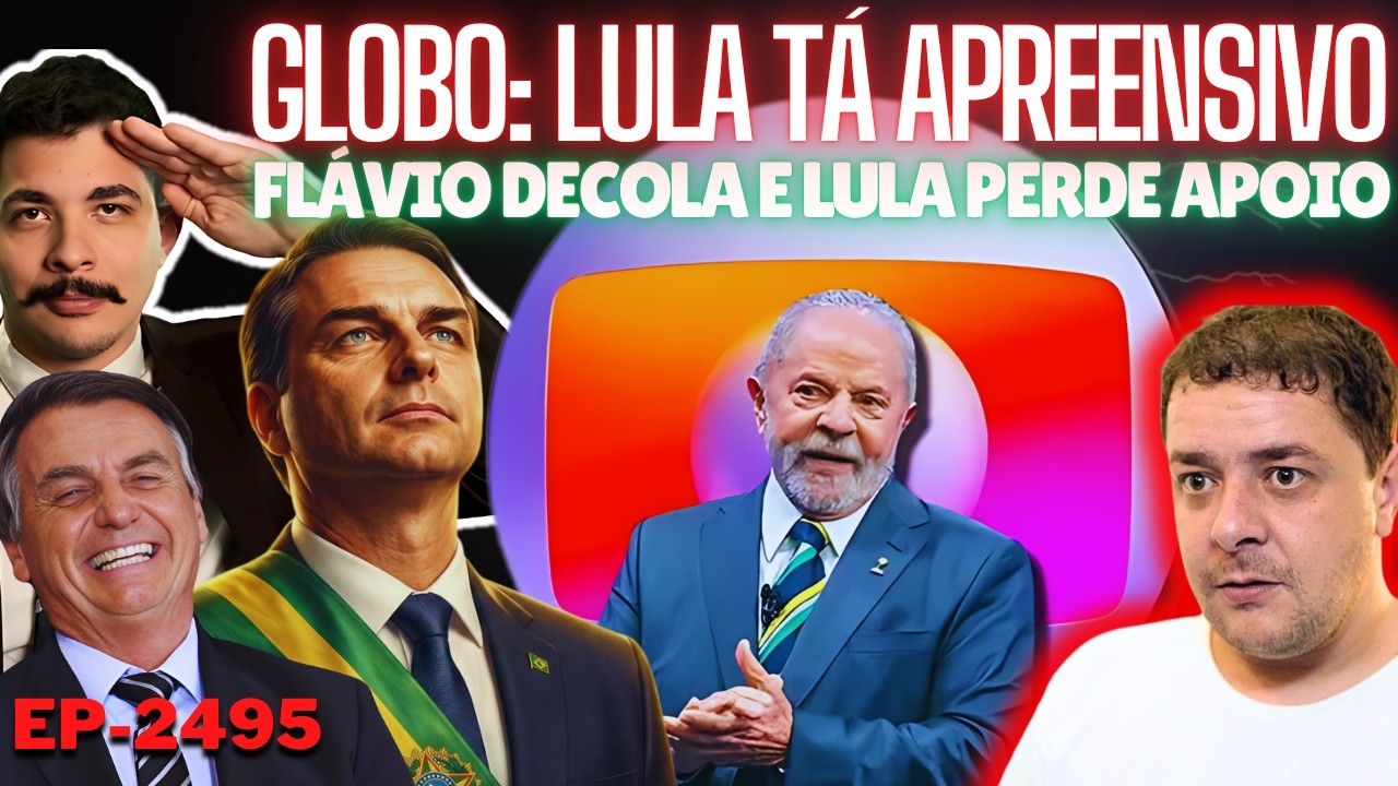 GLOBO: Lulinha Fez Lula Ficar APREENSIVO + Flávio DECOLA e Lula DESIDRATA na Em Setores Elite.