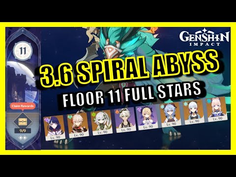 F2P 3.6 Spiral Abyss (Floor 11 9 Stars) - Genshin Impact